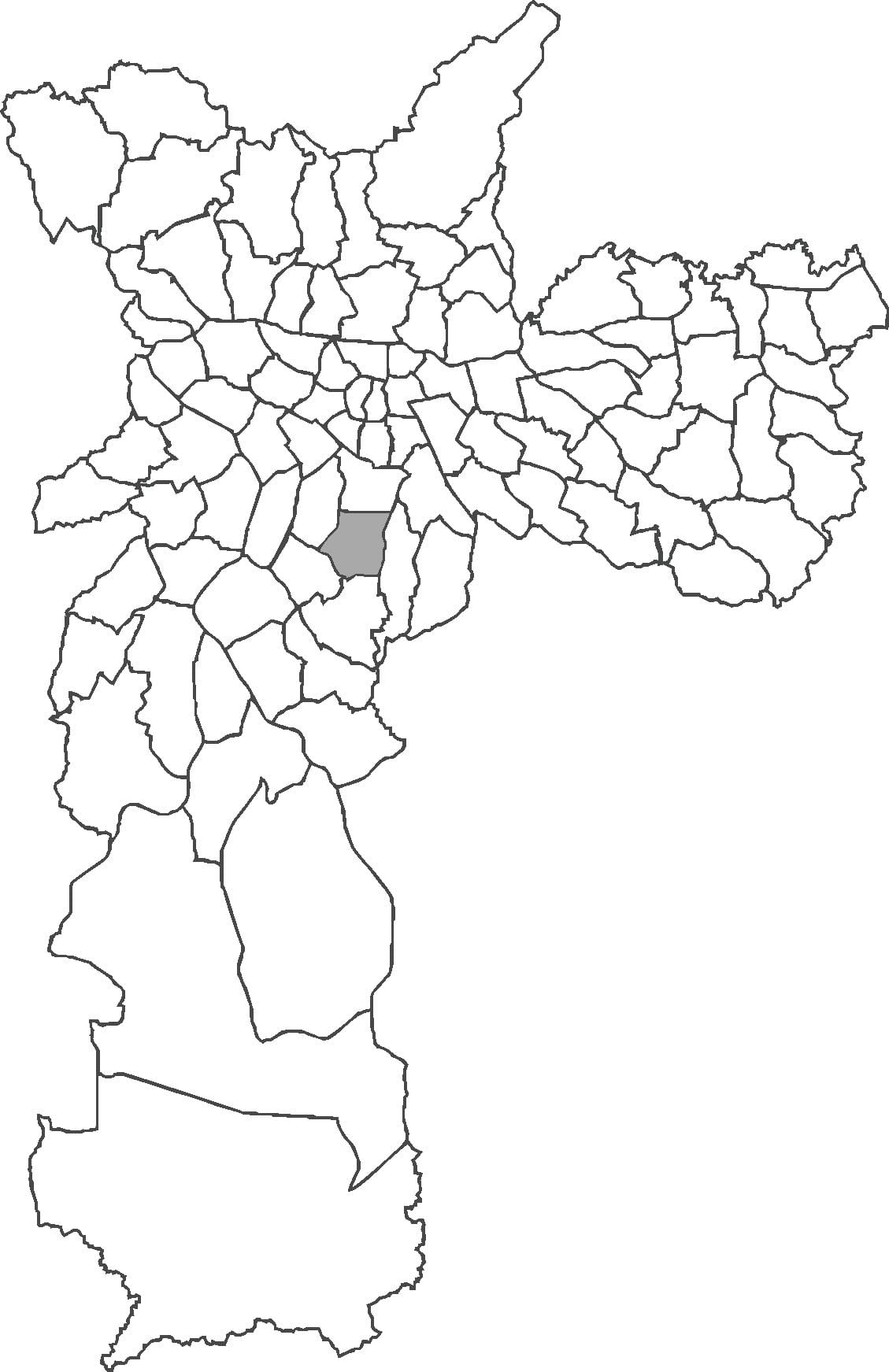 地図Saúde地区