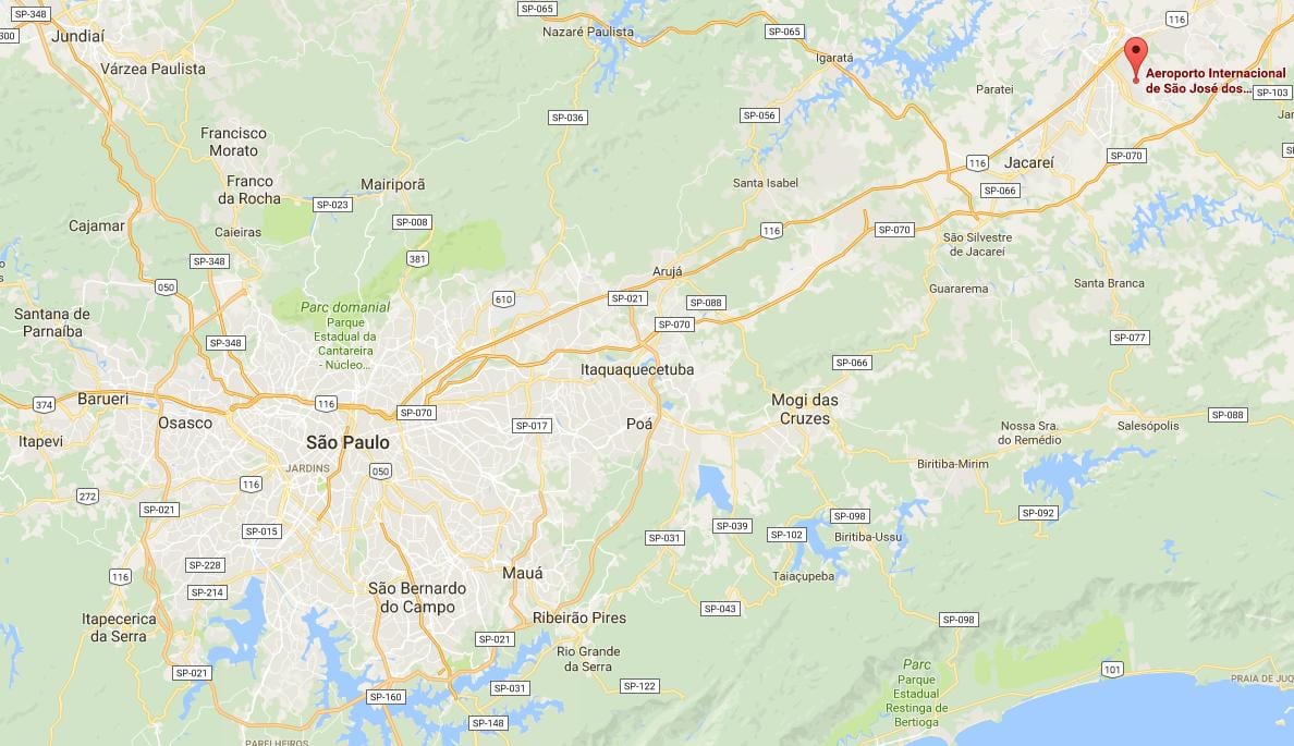 地図SJK空港