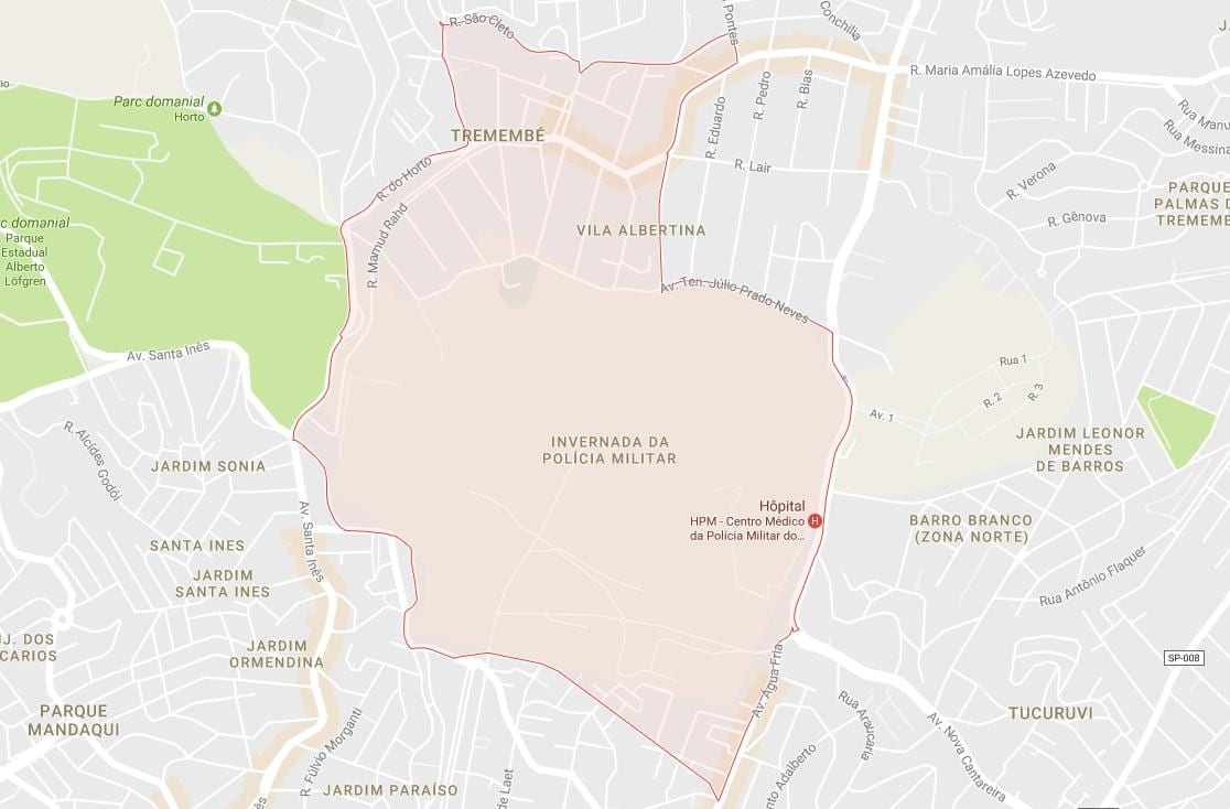 地図Tremembéサンパウロ