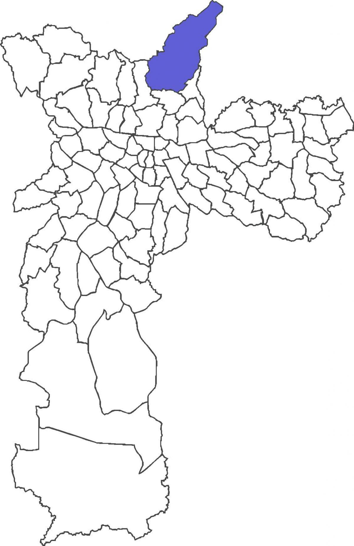地図Tremembé地区