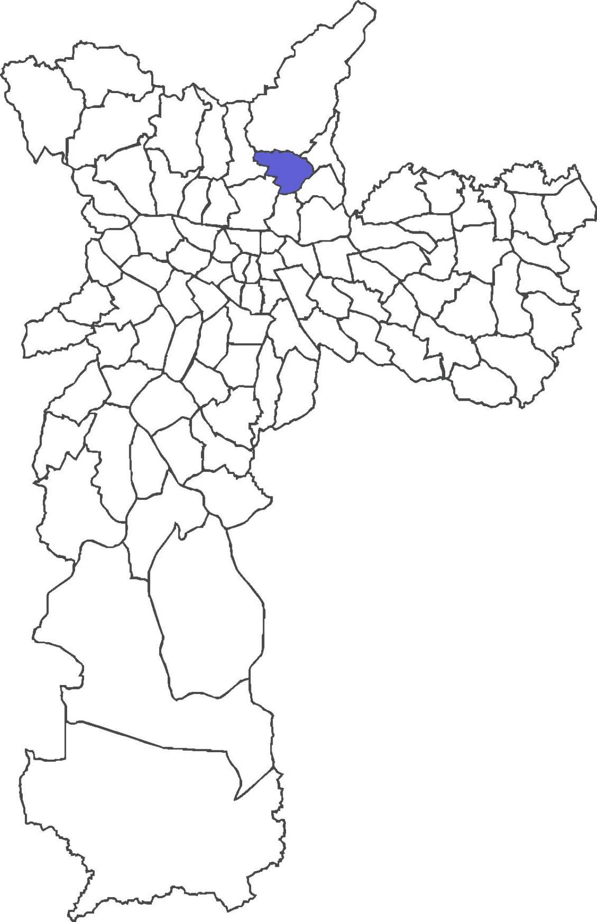 地図Tucuruvi地区