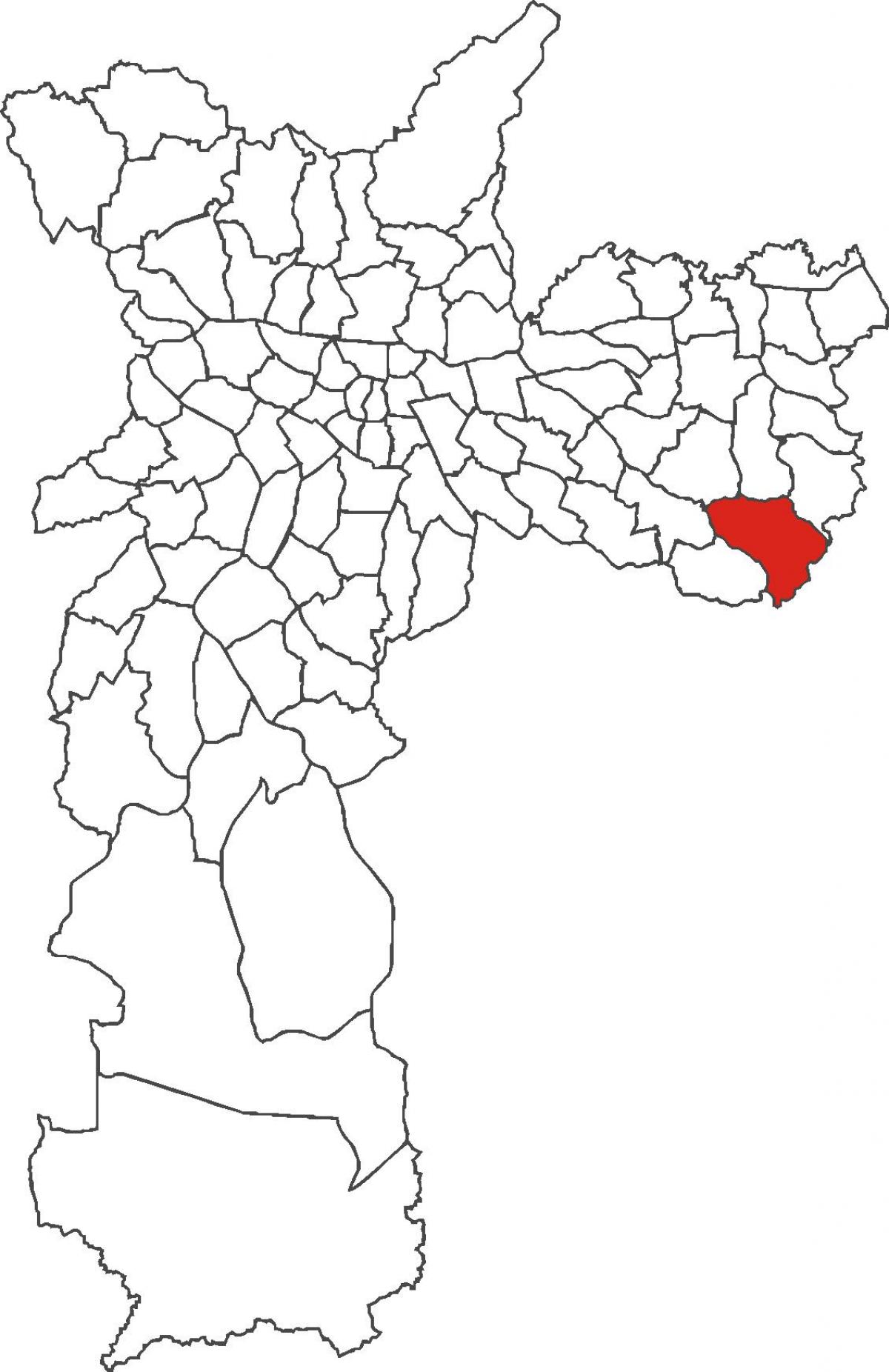 地図のイグテアミ地区地区