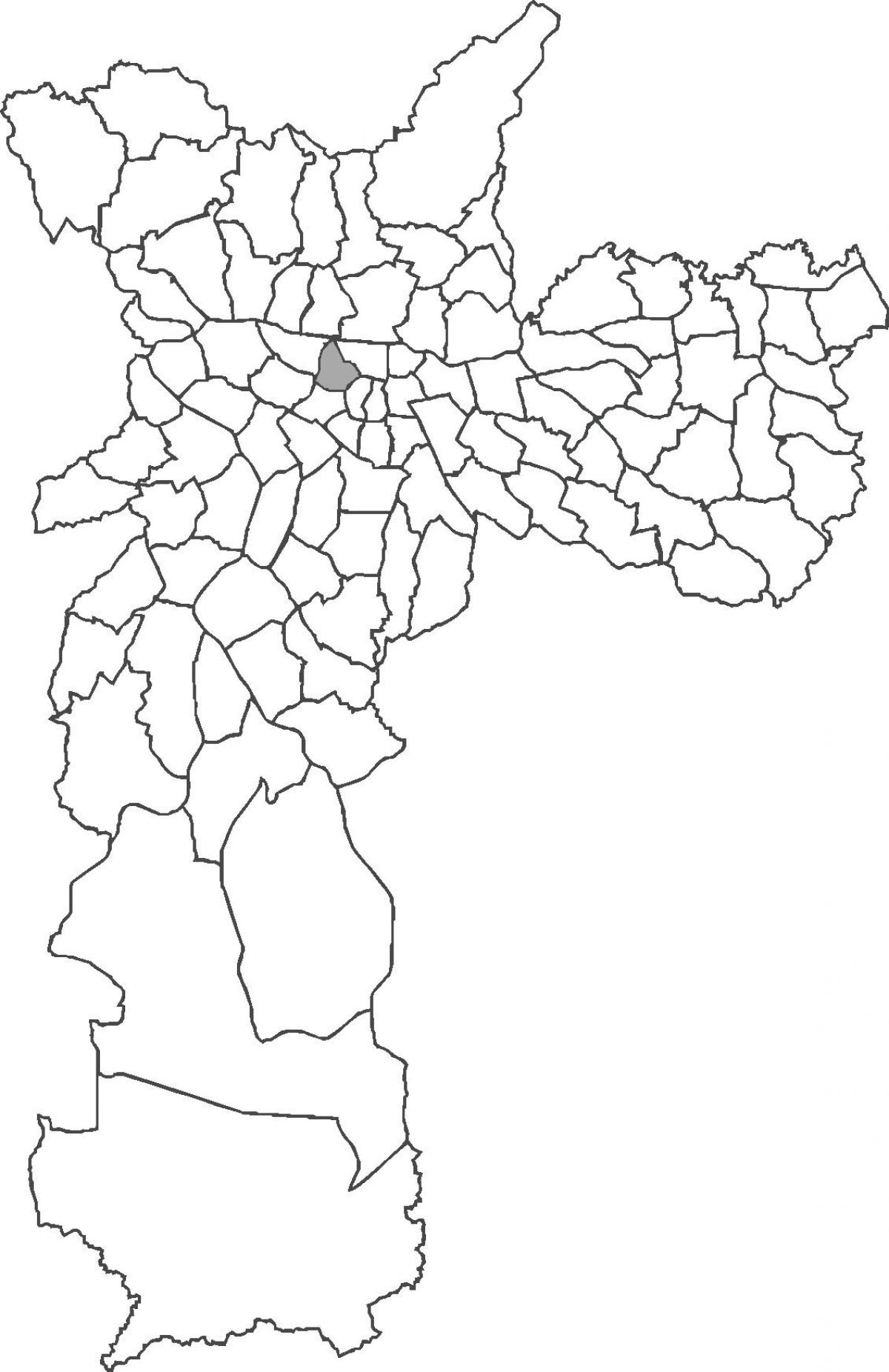 地図Santa Cecília地区