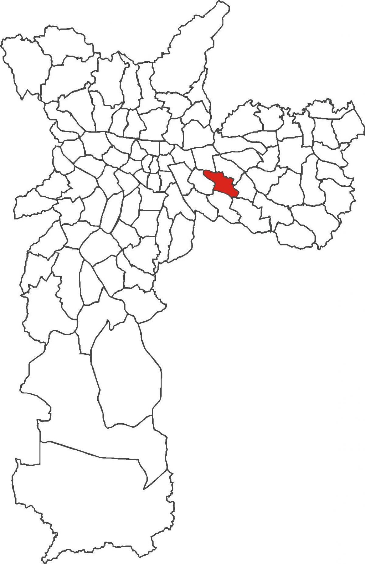 地図のヴィラフォーモサ地区