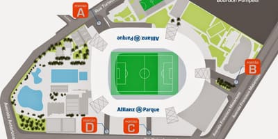 地図のアリアンツグルパルケサンパウロ