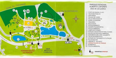 地図アルベルトLöfgren公園