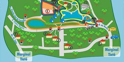 地図アルベルトLöfgren公園-庭園花