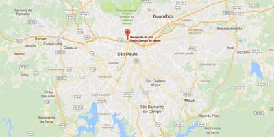 地図Campo de Marte空港の位置