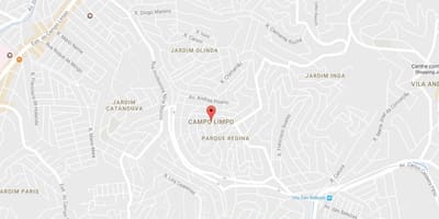 地図Campo Limpoサンパウロ