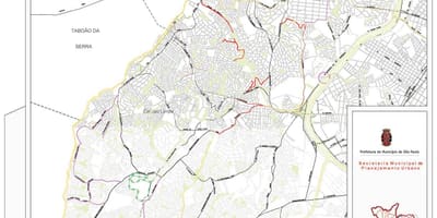 地図Campo Limpoサンパウロ-道路