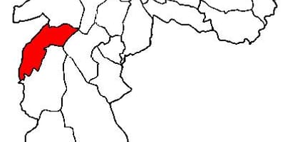 地図Campo Limpo副県サンパウロ