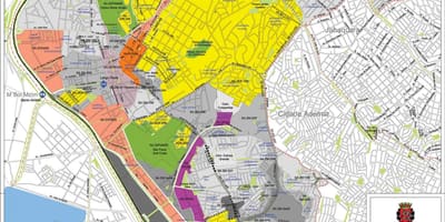 地図のサントアマロのサンパウロ市-職業の土壌