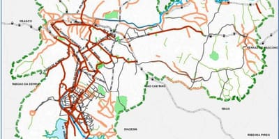 地図サンパウロサイクリングパス
