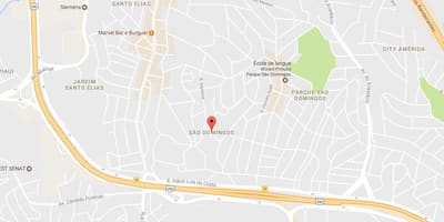 地図のサンDomingosサンパウロ