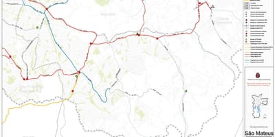 地図のサンMateusサンパウロ-公共輸送