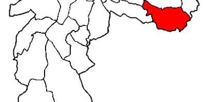 地図のサンMateus副県サンパウロ