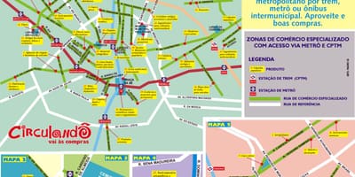 地図のショッピングサンパウロ