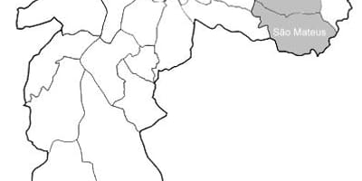 地図のゾーン洋1サンパウロ