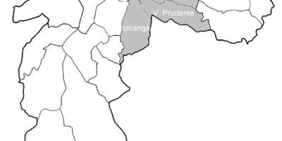 地図zone Sudesteサンパウロ