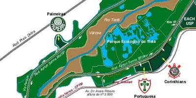 地図のチエテ生態公園