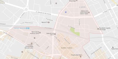 地図のバラFundaサンパウロ