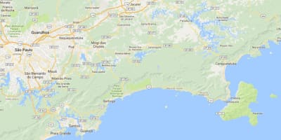 地図のビーチバーラSeca