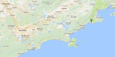 地図のビーチファゼンダ