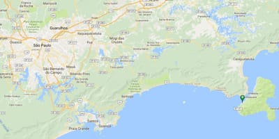 地図のビーチCurral