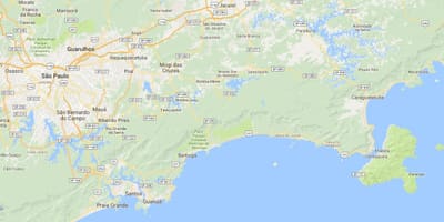 地図のビーチEnseada