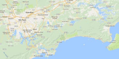 地図のビーチGalhetas