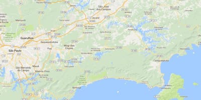 地図のビーチItaguá