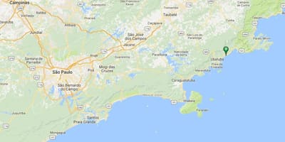 地図のビーチItamambuca