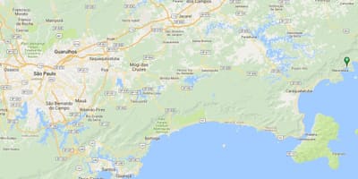地図のビーチLagoinha