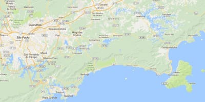 地図のビーチToninhas