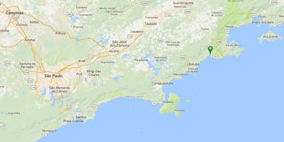 地図のビーチUbatumirim