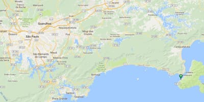 地図のビーチVeloso