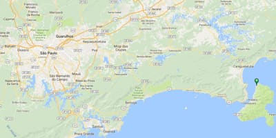 地図のビーチViana