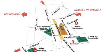地図のカトリック大学サンパウロ