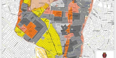 地図のヴィラマリアナサンパウロ-職業の土壌