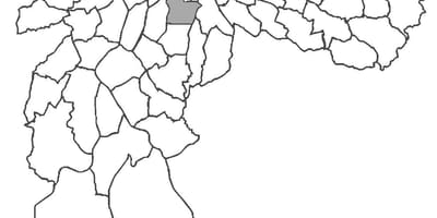 地図のヴィラマリアナ地区