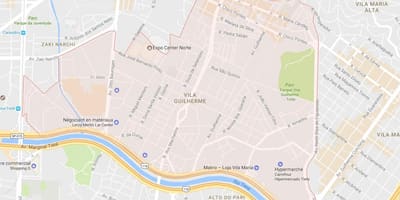 地図のヴィラGuilhermeサンパウロ