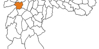 地図のヴィラSônia地区