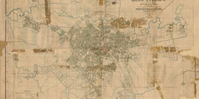 地図の元サンパウロ-1916