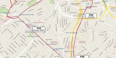 地図の円形ツーリスモ観光SP
