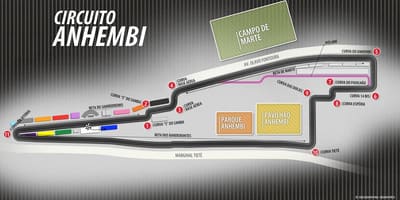 地図の回路のAnhembi