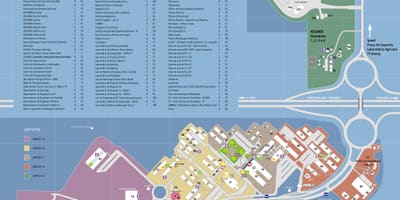 地図の大学Estadualサンパウロ美術館とミュニシパ-UNESP