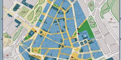 地図の歴史のあるサンパウロセンター