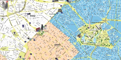 地図観光サンパウロ