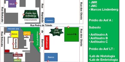 地図の連邦サンパウロ大学-UNIFESP