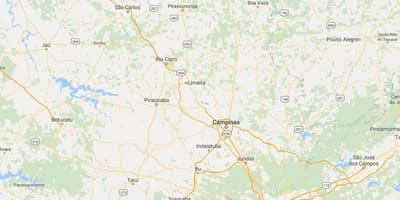 地図の飛行場Gavião Peixoto